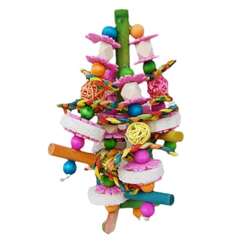 Vogelspielzeug für Papageien, Kauspielzeug für Papageien, natürliches Luffa-Spielzeug, bunt, für Käfig, dekoratives Spielzeug für Vögel, Schnabelschleifzubehör mit Cr Vogelspielzeug für Papageien, Kauspielzeug für Papageien, natürliches Luffa-Spielzeug, bunt, für Käfig, dekoratives Spielzeug für Vögel, Schnabelschleifzubehör mit Cr von Générique