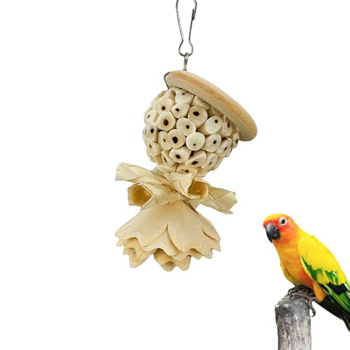 Vogelspielzeug zum – Holzspielzeug zum Aufhängen, natürliches Käfigzubehör | Reißfestes Papageienspielzeug-Set für Nymphensittiche, Sittiche, Vogelvogel und Wellensittiche, Vogelspielzeug zum – Holzspielzeug zum Aufhängen, natürliches Käfigzubehör | Reißfestes Papageienspielzeug-Set für Nymphensittiche, Sittiche, Vogelvogel und Wellensittiche, von Générique