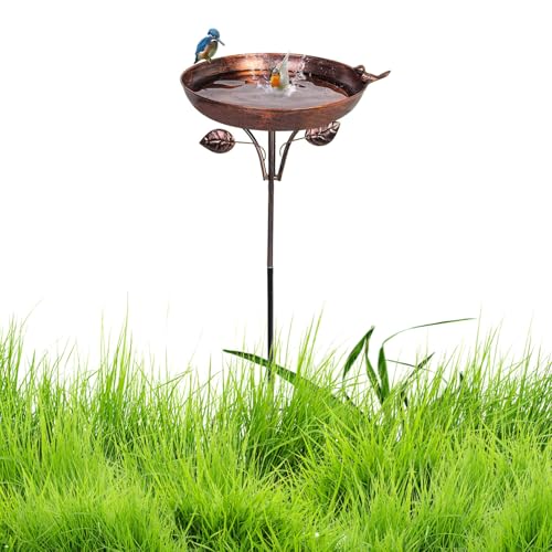 Vogeltränke, Vogelbrunnen mit Erdspieß mit 5 Zweigen | Außendekoration mit Ständer mit 5 Zweigen für Terrasse, Garten und Hinterhof Vogeltränke, Vogelbrunnen mit Erdspieß mit 5 Zweigen | Außendekoration mit Ständer mit 5 Zweigen für Terrasse, Garten und Hinterhof von Générique