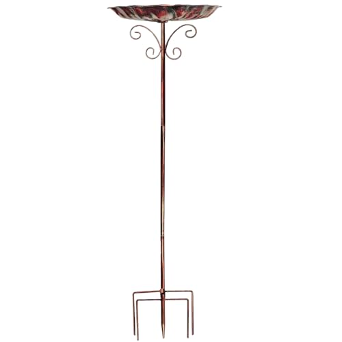 Vogeltränke, stehend, aus Metall, Vogeltränke, Vogeltränke, Futterschale aus Metall, stehend, winterfest, höhenverstellbar Vogeltränke, stehend, aus Metall, Vogeltränke, Vogeltränke, Futterschale aus Metall, stehend, winterfest, höhenverstellbar von Générique