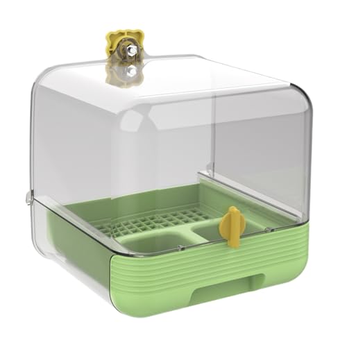 Vogeltränke für Käfig, abnehmbarer Futterspender für Vögel – transparente Schüssel 2-in-1, schnelle Reinigung für Innen oder Außen, Garten, Terrasse, Tierhandlung Vogeltränke für Käfig, abnehmbarer Futterspender für Vögel – transparente Schüssel 2-in-1, schnelle Reinigung für Innen oder Außen, Garten, Terrasse, Tierhandlung von Générique