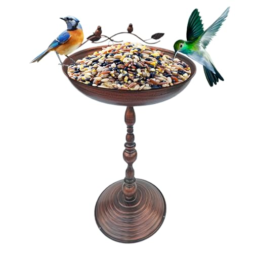 Vogeltränke für den Außenbereich – Vogeltränke auf Fuß | Freistehende Vogeltränke für den Außenbereich, robust und dekorativ, Futterstelle für Wildtiere, ideal für Garten, Rasen, Balkon Vogeltränke für den Außenbereich – Vogeltränke auf Fuß | Freistehende Vogeltränke für den Außenbereich, robust und dekorativ, Futterstelle für Wildtiere, ideal für Garten, Rasen, Balkon von Générique