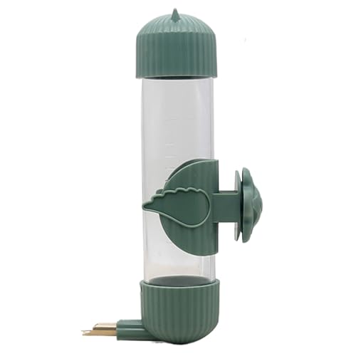 Vogelwasserflasche – Automatischer Käfigspender mit hängendem Design, einfach zu bedienen und zu ersetzen | Tragbares Trinken für Vögel und Kleintiere zu Hause von Générique