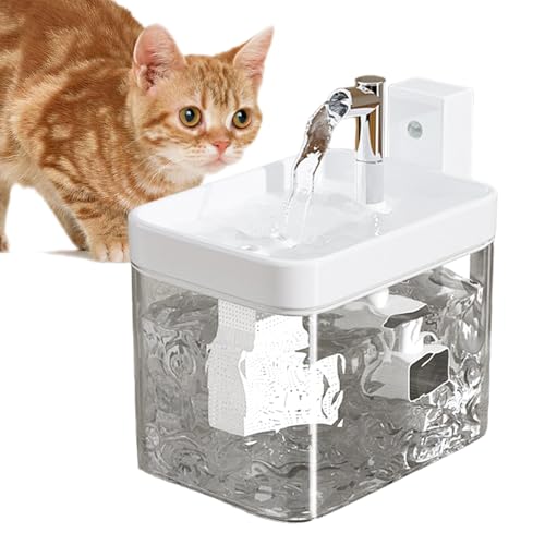 Wasserbrunnen für Katzen | Wasserbrunnen für Haustiere | Trinkbrunnen für Haustiere | Automatischer Wasserspender, Trinkbrunnen mit leiser Pumpe für mehrere Wasserbrunnen für Katzen | Wasserbrunnen für Haustiere | Trinkbrunnen für Haustiere | Automatischer Wasserspender, Trinkbrunnen mit leiser Pumpe für mehrere von Générique