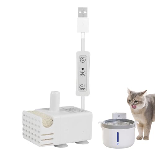 Wasserpumpe für Haustiere, Pumpe für Aquarien, leises Wasserkreislaufsystem, Mini für Aquarium, Hydrokultur und kleine Zierteiche Wasserpumpe für Haustiere, Pumpe für Aquarien, leises Wasserkreislaufsystem, Mini für Aquarium, Hydrokultur und kleine Zierteiche von Générique