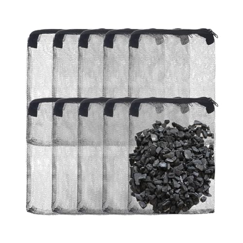 Wiederverwendbare Filtertasche für Aquarien, Netzfiltertasche mit Reißverschluss | Netztasche für Aquarienfilter – 10 Beutel für Aquarienfilter mit Reißverschluss Wiederverwendbare Filtertasche für Aquarien, Netzfiltertasche mit Reißverschluss | Netztasche für Aquarienfilter – 10 Beutel für Aquarienfilter mit Reißverschluss von Générique