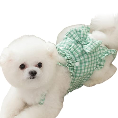 Wiederverwendbare Hundewindeln, wiederverwendbare Windeln für Hunde | Weiche und atmungsaktive Menstruationshosen für Welpen – verstellbare Windeln für Haustiere aus Plaid, Bauchumschläge Wiederverwendbare Hundewindeln, wiederverwendbare Windeln für Hunde | Weiche und atmungsaktive Menstruationshosen für Welpen – verstellbare Windeln für Haustiere aus Plaid, Bauchumschläge von Générique