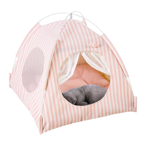 Zelt für Haustiere, für Katzen, Katzenzelt, Tier, halbgeschlossenes Netz, für den Ofen, Jahreszeiten, bequem, Kissen für Welpen, abnehmbar, waschbar, für Mäuse, Hamster Zelt für Haustiere, für Katzen, Katzenzelt, Tier, halbgeschlossenes Netz, für den Ofen, Jahreszeiten, bequem, Kissen für Welpen, abnehmbar, waschbar, für Mäuse, Hamster von Générique