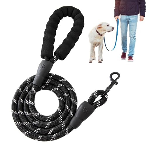 Zugseil für Hunde, Trainingsseil für Hunde | Reflektierendes Zugseil für Haustiere - Robustes Hundeseil mit bequemem gepolstertem Griff, Welpenleine Zugseil für Hunde, Trainingsseil für Hunde | Reflektierendes Zugseil für Haustiere - Robustes Hundeseil mit bequemem gepolstertem Griff, Welpenleine von Générique