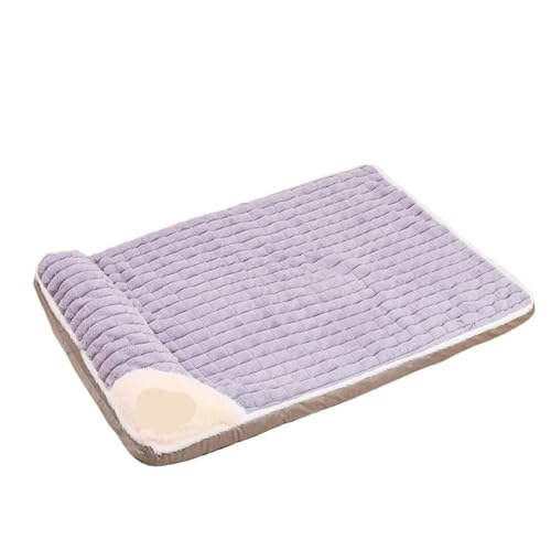 1 x Hundematte, für vier Jahreszeiten, Universal-Hundehütte, Schlafnest mit herausnehmbarer und waschbarer Bodenmatte, Hunde-Schlafmatte (Grau, XXXL) von Generisch