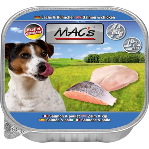 10 x MACs Dog Huhn & Lachs 150g von Generisch