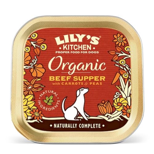 11 Schälchen Lilys Kitchen Dog Organic je 150 g (Beef Supper) von Generisch