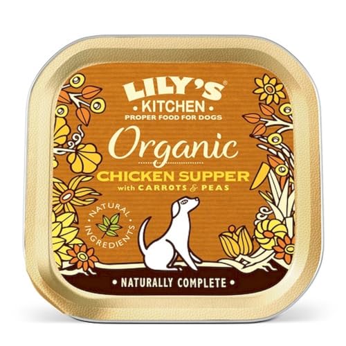 11 Schälchen Lilys Kitchen Dog Organic je 150 g (Chicken Supper) von Generisch