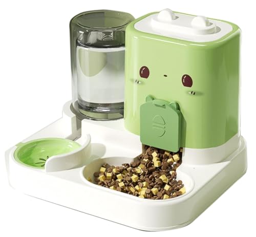 2-in-1 Automatischer Katzenfutter & Wasserspender Set – 1.5L Wasser + 2.2L Futterautomat, großes Spenderset für Katzen, kleine Hunde & Welpen, langanhaltende Versorgung 2-in-1 Automatischer Katzenfutter & Wasserspender Set – 1.5L Wasser + 2.2L Futterautomat, großes Spenderset für Katzen, kleine Hunde & Welpen, langanhaltende Versorgung von Generisch