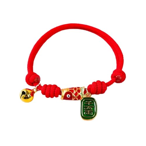 2 x Katzen-Halskette, festliches Urlaubsdekor, verstellbar, Cartoon-gewebtes Welpenhalsband mit Glocke (D) von Generisch