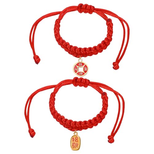 2 x Katzen-Neujahrs-Halsband, gewebtes Haustierhalsband, verstellbare Hundehalsbänder, rot, Urlaubs-Hundekostüm, Schal, Welpenverkleidungen für Welpen 2 x Katzen-Neujahrs-Halsband, gewebtes Haustierhalsband, verstellbare Hundehalsbänder, rot, Urlaubs-Hundekostüm, Schal, Welpenverkleidungen für Welpen von Generisch