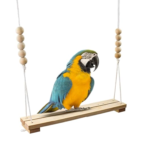 39,5x7x110 cm Holz Hühnerschaukel Hühnerschwung Natürliche Holzschaukel Tige Kleiderbügeltreppen Für Hühner Hühnerbedarf Für Stallhaltung Freilaufgehege Garten Und Terrasse von Generisch