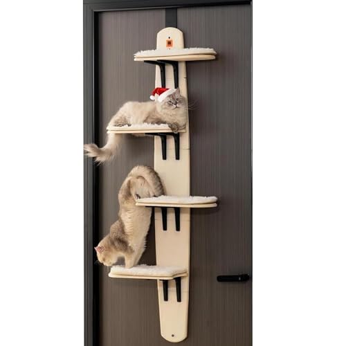 4-stufige Katzenkletterstange und Sitzstange, platzsparende Regale für Indoor-Katzen, vielseitiges Haustier-Sprungregal 4-stufige Katzenkletterstange und Sitzstange, platzsparende Regale für Indoor-Katzen, vielseitiges Haustier-Sprungregal von Generisch