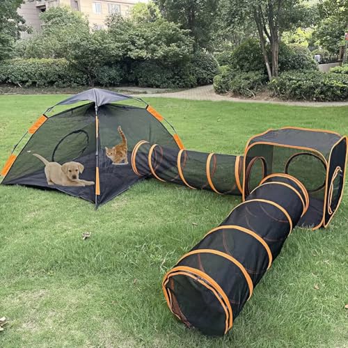 6-in-1-Katzengehege für den Außenbereich, tragbare Pop-Up-Mesh-Zelte, Laufstall, Spieltunnel, Außen-Haustier-DIY für große Katzen, Kaninchen, Kleintiere auf mehrere Arten Haustiere Spielhaus 6-in-1-Katzengehege für den Außenbereich, tragbare Pop-Up-Mesh-Zelte, Laufstall, Spieltunnel, Außen-Haustier-DIY für große Katzen, Kaninchen, Kleintiere auf mehrere Arten Haustiere Spielhaus von Generisch