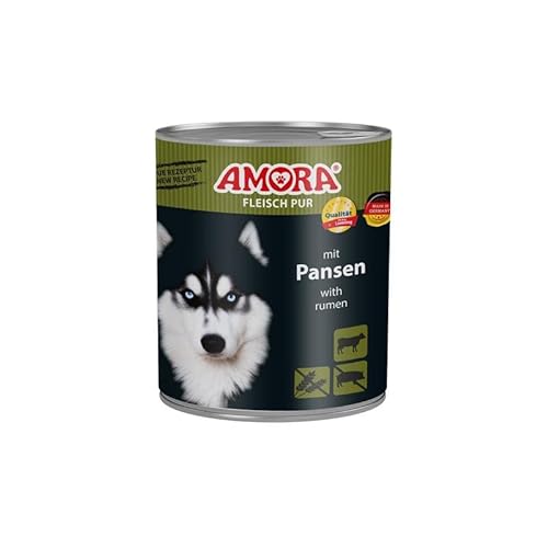 6 x Amora Dog Fleisch Pur Pansen 800g von Generisch