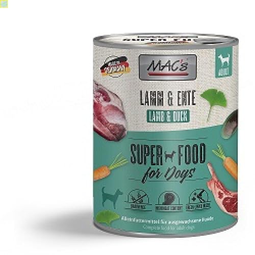 6 x MACs Dog Lamm & Ente 800g von Generisch