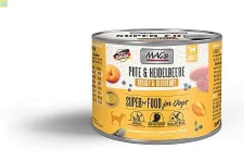 6 x MACs Dog Pute & Heidelbeeren 200g von Generisch