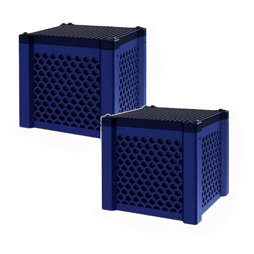 Aktivkohle Wasser Würfel für Aquarium, Teiche und Pferdetränken, Clever Cube ökologischer Purifier gegen Gerüche, Frischwasser für Fische und Tiere (2 Stück) von Generisch