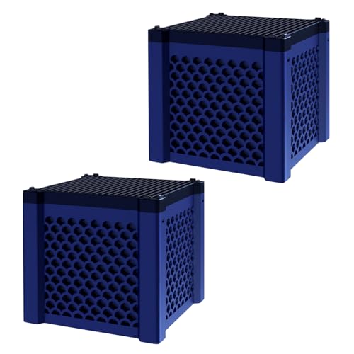 Aktivkohlefilter Würfel für Pferdetränke, Aktivkohlefilter Würfel Pferd, Wasserfilter für Pferde-Wassertrog, Teich und Aquarium, Hergestellt Aus Hochwertiger Aktivkohle, Sauberes Wasser (2PC) von Generisch