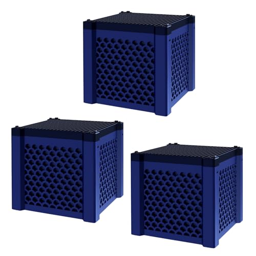 Aktivkohlefilter Würfel für Pferdetränke, Aktivkohlefilter Würfel Pferd, Wasserfilter für Pferde-Wassertrog, Teich und Aquarium, Hergestellt Aus Hochwertiger Aktivkohle, Sauberes Wasser (3PC) von Generisch
