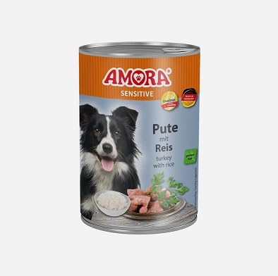 Amora Dog Sensitive getreidefrei Pute & Reis 400g (Menge: 6 je Bestelleinheit) von Generisch