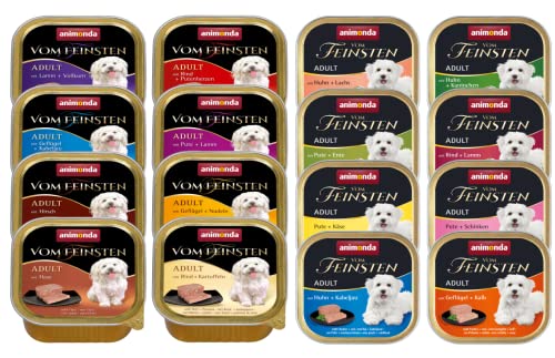 Animonda vom Feinsten Adult 22 x 150g Mix | ausgewogene, leckere & gesunde Ernährung auf höchstem Niveau | Garantierter 10 Sorten Mix von Generisch