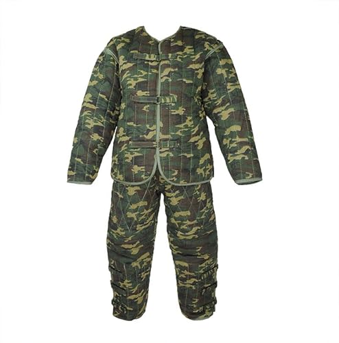 Anti Bite Suit for Dogs, Training Military Dog Protective Clothes, Large Dog Body Protection, Police Dog Training Jacket and Pants and Detachable Zipper Sleeve von Generisch