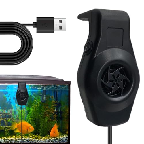 Aquaristik Aqua Cooler I Kühleinheit Für Bis Zu 10cm Süßwasser Salzwasserbecken I Leise Aquarienkühlung I Effektive Temperaturkontrolle I Geeignet Für Süßwasser- Und Meerwasseraquarien, Schwarz Aquaristik Aqua Cooler I Kühleinheit Für Bis Zu 10cm Süßwasser Salzwasserbecken I Leise Aquarienkühlung I Effektive Temperaturkontrolle I Geeignet Für Süßwasser- Und Meerwasseraquarien, Schwarz von Generisch