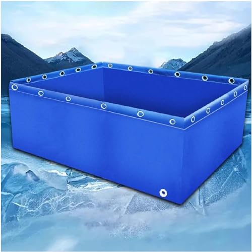 Aquarium, PVC-Segeltuch, temporärer Haltetank mit Ablassventil für Salzwasserfische und Koi – 0,5 mm Plane, Wasserspeicherpool für Fische und Schildkröten Aquarium, PVC-Segeltuch, temporärer Haltetank mit Ablassventil für Salzwasserfische und Koi – 0,5 mm Plane, Wasserspeicherpool für Fische und Schildkröten von Generisch