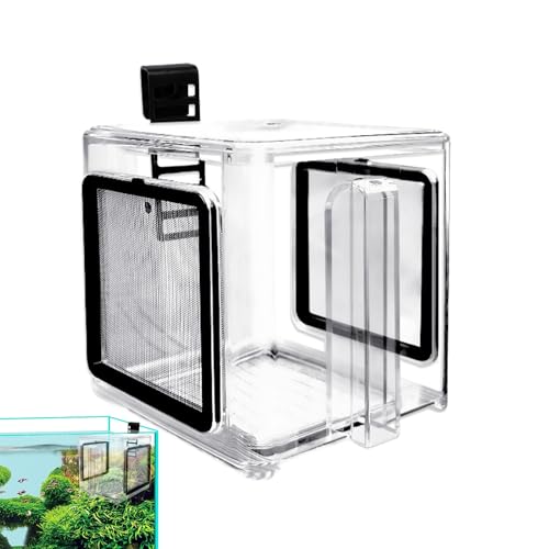 Aquarium Breeder Box, Brutkasten Brutkasten Acryl Trennwand Zubehör Schlüpfen Brutkasten Bruterei für Meerwasser Guppy Süßwasser Aquarium Breeder Box, Brutkasten Brutkasten Acryl Trennwand Zubehör Schlüpfen Brutkasten Bruterei für Meerwasser Guppy Süßwasser von Generisch