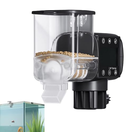 Aquarium-Futterautomat,Batteriebetriebener Futterspender Mit Timerfunktion | Programmierbarer Futterautomat Mit Smart-Funktion Für Tägliche Nutzung Unterwegs Aquarium-Futterautomat,Batteriebetriebener Futterspender Mit Timerfunktion | Programmierbarer Futterautomat Mit Smart-Funktion Für Tägliche Nutzung Unterwegs von Generisch