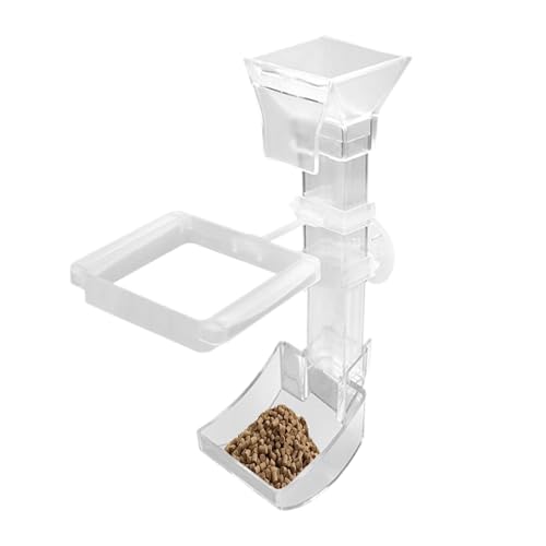 Aquarium Futterautomat - Aquarium Fisch Futternapf Set | Streufreie Futterröhre Für Teich, Haushalt & Reise von Generisch