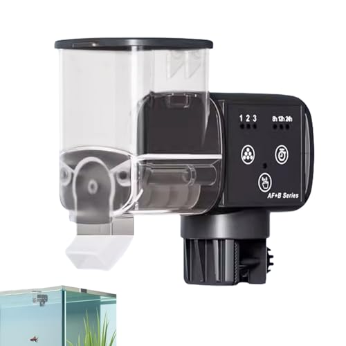 Aquarium-Futterautomat | Automatischer Aquarium-Futterautomat - Wasserdichter Intelligenter Automatischer Futterautomat Für Schildkröten Teich Mit Gemüsefütterung Und Wiederaufladbar von Generisch
