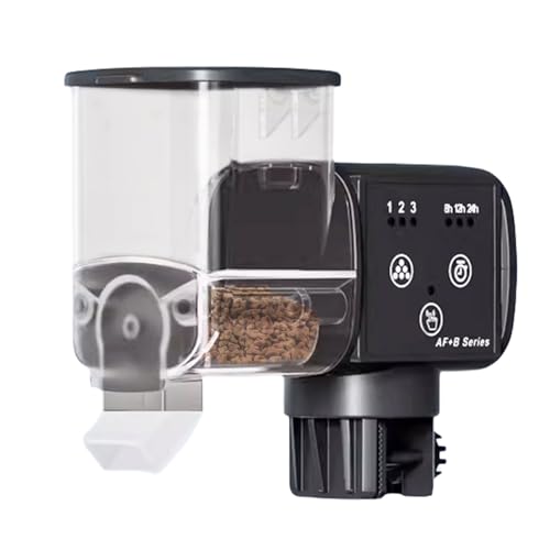 Aquarium Futterautomat - Automatischer Futterautomat Für Aquarien & Teiche - Wiederaufladbarer Präziser Intelligenter Wasserdichter Futterdispenser Für Urlaubstaugliche Teich- Und Schildkrötenfütterun von Generisch