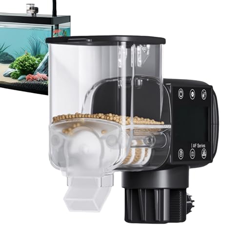 Aquarium-Futterautomat | Batteriebetriebener Intelligenter Futterautomat Mit Timer,Programmierbarer Futterautomat Mit Smart-Funktion Für Tägliche Nutzung Unterwegs von Generisch