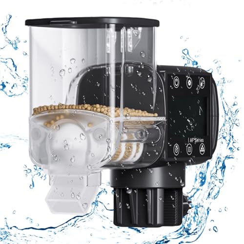 Aquarium-Futterautomat - Batteriebetriebener Intelligenter Futterautomat Mit Timer - Programmierbarer Futterspender Mit Digitalanzeige Für Urlaub Reisen Zuhause Aquarium-Futterautomat - Batteriebetriebener Intelligenter Futterautomat Mit Timer - Programmierbarer Futterspender Mit Digitalanzeige Für Urlaub Reisen Zuhause von Generisch