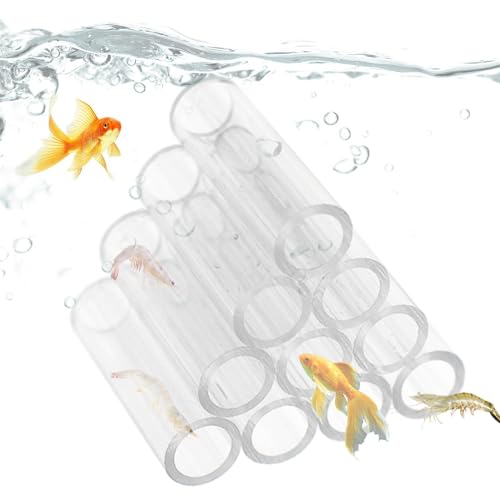 Aquarium-Garnelen-Höhle – Acryl-Garnelen-Zuchtröhre, Aquarium-Unterschlupf | Transparenter Brut-Lebensraum für kleine Garnelen, Nano-Fische und Bodenbewohner Aquarium-Garnelen-Höhle – Acryl-Garnelen-Zuchtröhre, Aquarium-Unterschlupf | Transparenter Brut-Lebensraum für kleine Garnelen, Nano-Fische und Bodenbewohner von Generisch