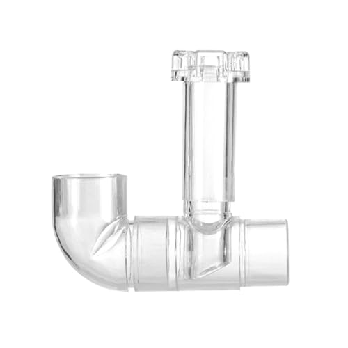 Aquarium-Glas-Skimmer kann in Mini-Aquarien zu Hause oder in großen Aquarien verwendet werden. Rohreinlass- und Auslaufflächen mit Acryl-Clip für Pfeifen, Fische, bepflanztes Aquarium, von Generisch