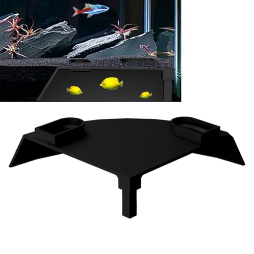 Aquarium Hide, Fischtankhaut | Aquarium Fischheiler | Geräumige, abnehmbare Ecke unterirdische Höhle für Süßwasser- und Salzwasserlebensraum, Zucht von Generisch