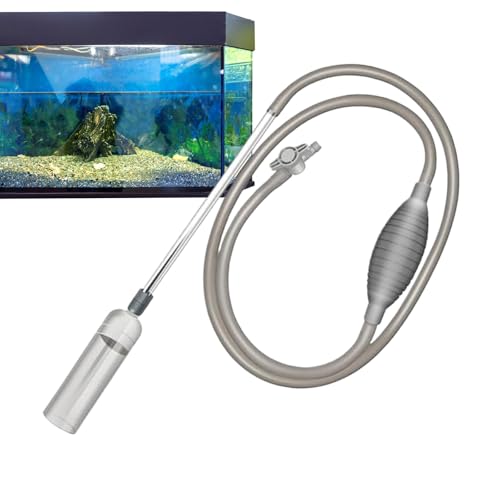 Aquarium-Kies-Reiniger, manuelles Siphon-Vakuumpumpen-Set, flexibles Gummischlauch-Reinigungswerkzeug, halbautomatischer Tank-Wasserwechsler mit verlängertem Rohr für Aquarien, Schmutzabsaugung und Aquarium-Kies-Reiniger, manuelles Siphon-Vakuumpumpen-Set, flexibles Gummischlauch-Reinigungswerkzeug, halbautomatischer Tank-Wasserwechsler mit verlängertem Rohr für Aquarien, Schmutzabsaugung und von Generisch