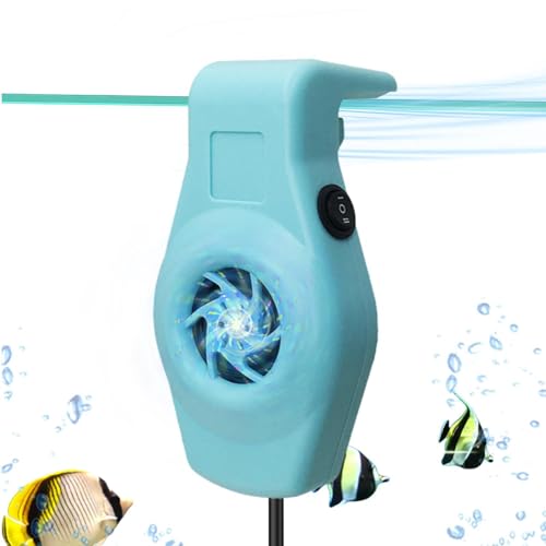 Aquarium-Kühler – Aquarium-Kühler, Wassertemperaturregelungsventilator, rostfrei, leiser Kühlventilator, Anti-Fade-Lüfter, Wasserkühlsystem für Süßwasser, Salzwasser und Reptilien Aquarium-Kühler – Aquarium-Kühler, Wassertemperaturregelungsventilator, rostfrei, leiser Kühlventilator, Anti-Fade-Lüfter, Wasserkühlsystem für Süßwasser, Salzwasser und Reptilien von Generisch