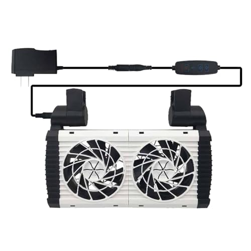 Aquarium Kühler - Aquarium Kühlventilator, Aquarium Lüfter Einstellbar | Verstellbarer Aquarium Ventilator, Aquarium Kühler Für Süßwasser Meerwasser, Aquarium Kühlung Zubehör, Effektiv Nano Aquarien Aquarium Kühler - Aquarium Kühlventilator, Aquarium Lüfter Einstellbar | Verstellbarer Aquarium Ventilator, Aquarium Kühler Für Süßwasser Meerwasser, Aquarium Kühlung Zubehör, Effektiv Nano Aquarien von Generisch