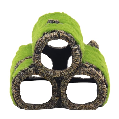 Aquarium Moss Cave Hide, Realistic Multi-Functional Spacious, Fish Tank Shelter Betta, 9.6x9.6x8.2cm Shrimp, and Breeding Habitats in Freshwater or Saltwater Breed Rest Aquarium Moss Cave Hide, Realistic Multi-Functional Spacious, Fish Tank Shelter Betta, 9.6x9.6x8.2cm Shrimp, and Breeding Habitats in Freshwater or Saltwater Breed Rest von Generisch
