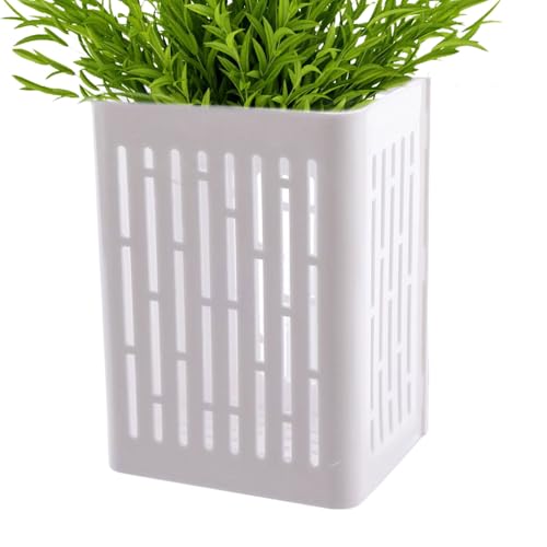 Aquarium Plant Holder, Aquatic Mesh Net Pots with Wall-Mounted Clip, Natural Safe Cups, Pond Floaters Garden Water Tanks, Secure Support for Aqua Scaping and Hydroponic Systems von Generisch