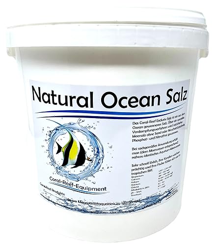 Aquarium Salz Coral-Reef Natural Ocean Salt 25 kg Nachfüllbeutel (Exlusivsalz) von Generisch